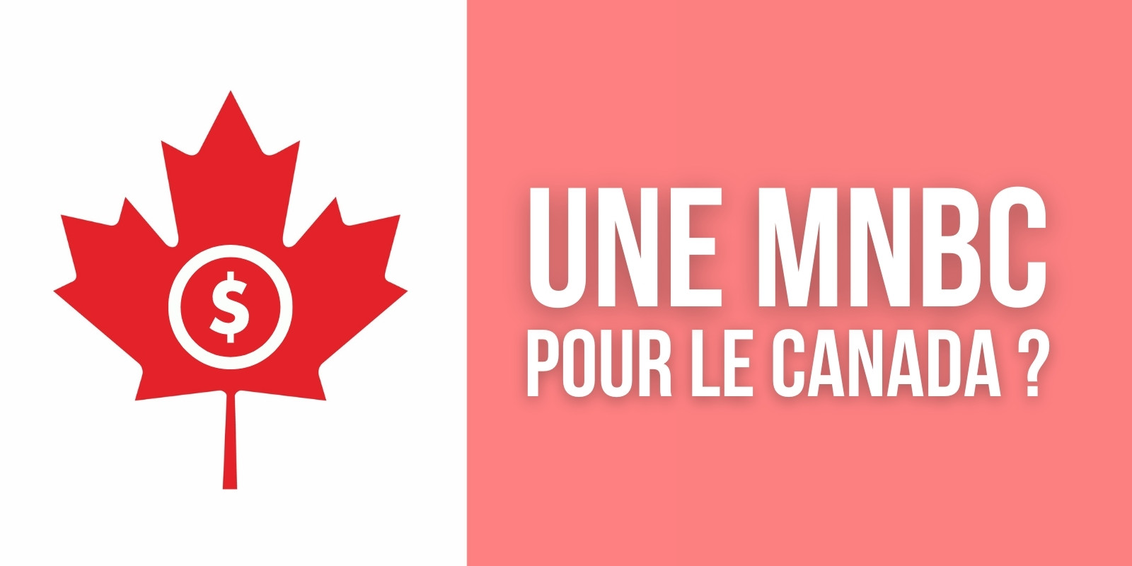 La Banque centrale du Canada sort un rapport favorable à l’élaboration d’une MNBC